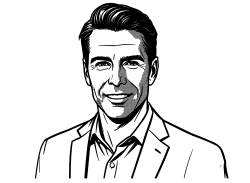 Turn your headshot into a bold, black-and-white line art portrait embedded in a scalable TrueType font -- perfect for print, web, or engraving use!